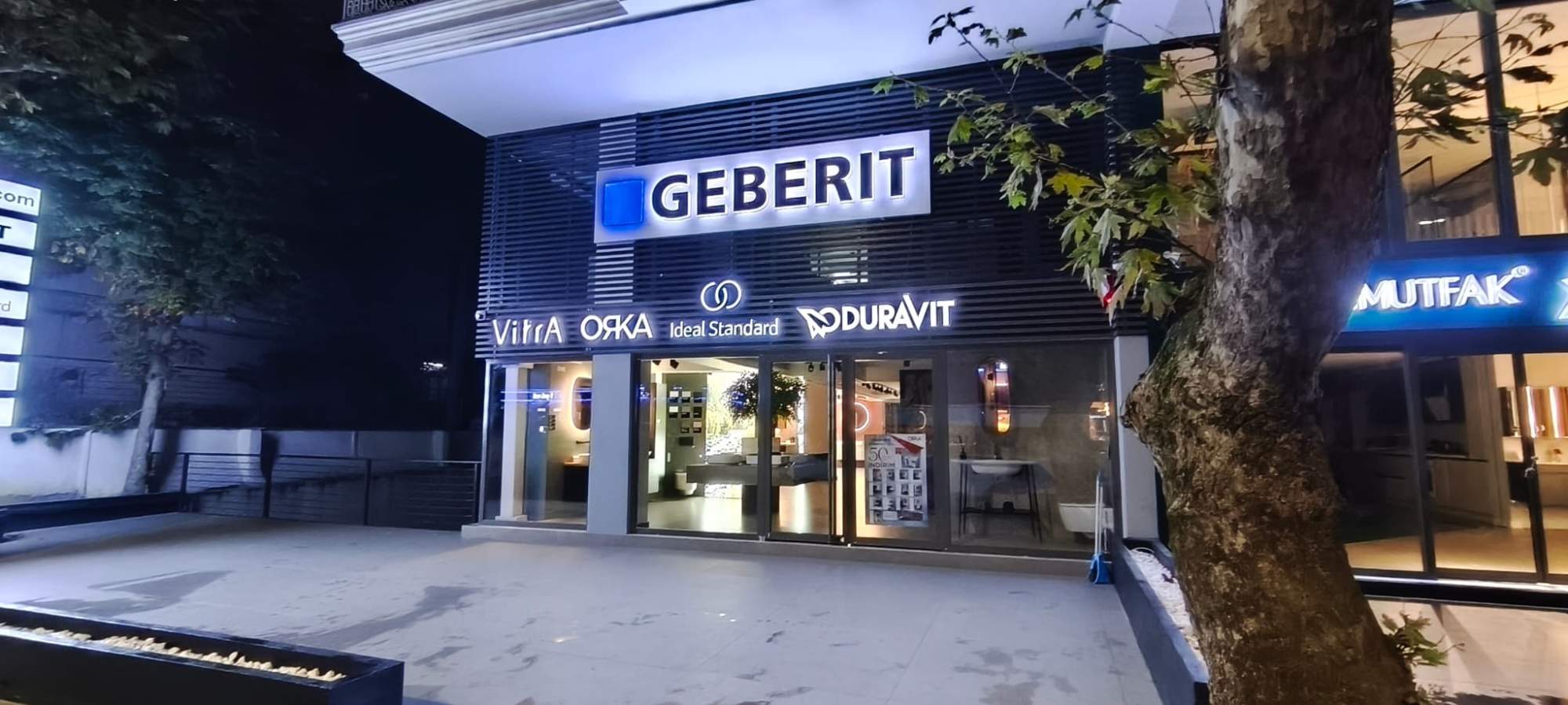 Geberit ışıklı tabela