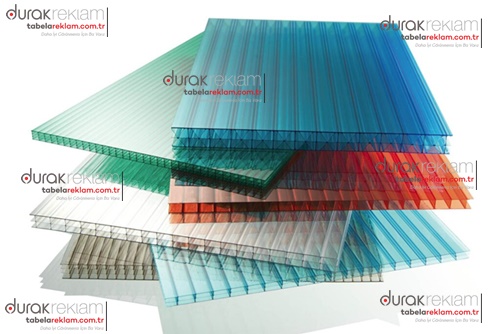 Polikarbon Zemin Işıksız Tabela - Görsel 1