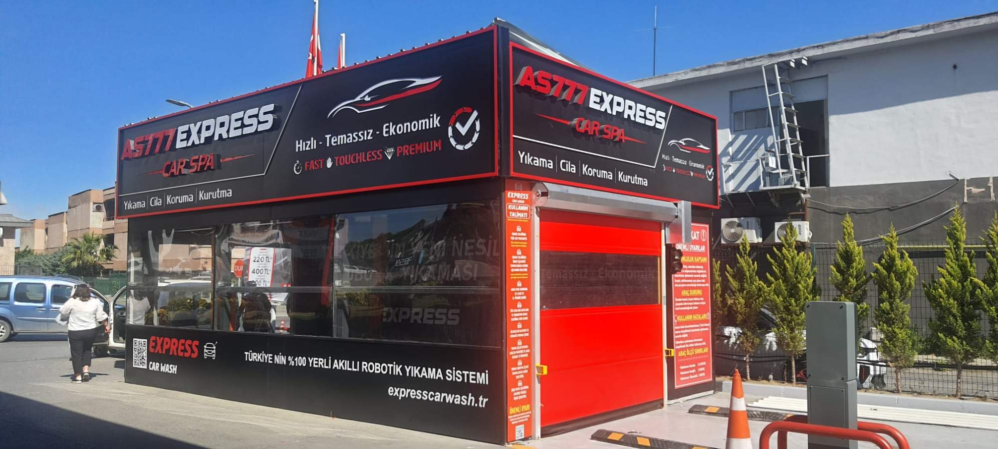 Express Car Wash Tabela Reklam çalışmaları
