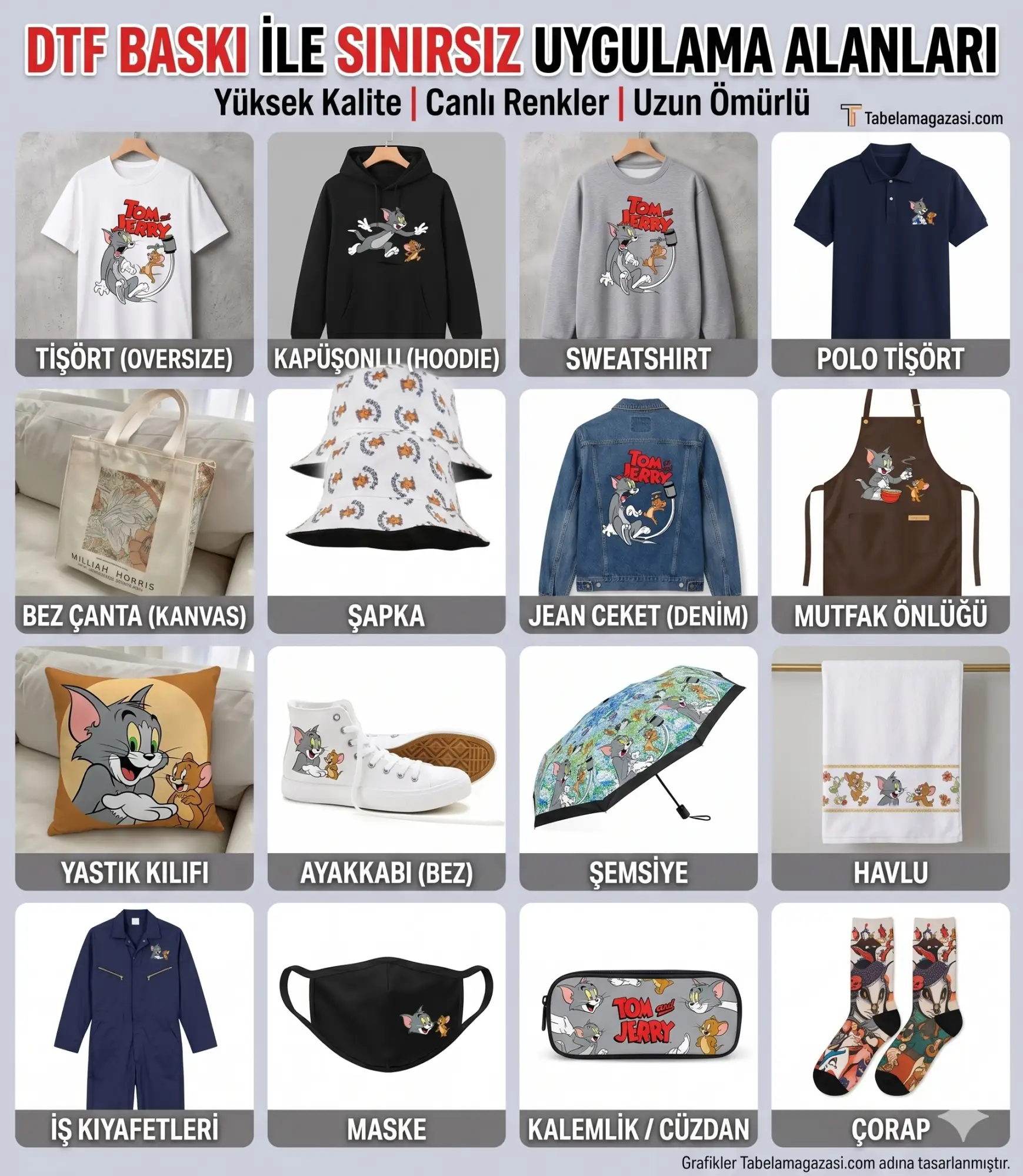 Dtf Tekstil baskı