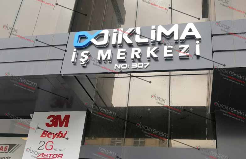 Işıklı Paslanmaz Kutu Harf Tabela - Görsel 4