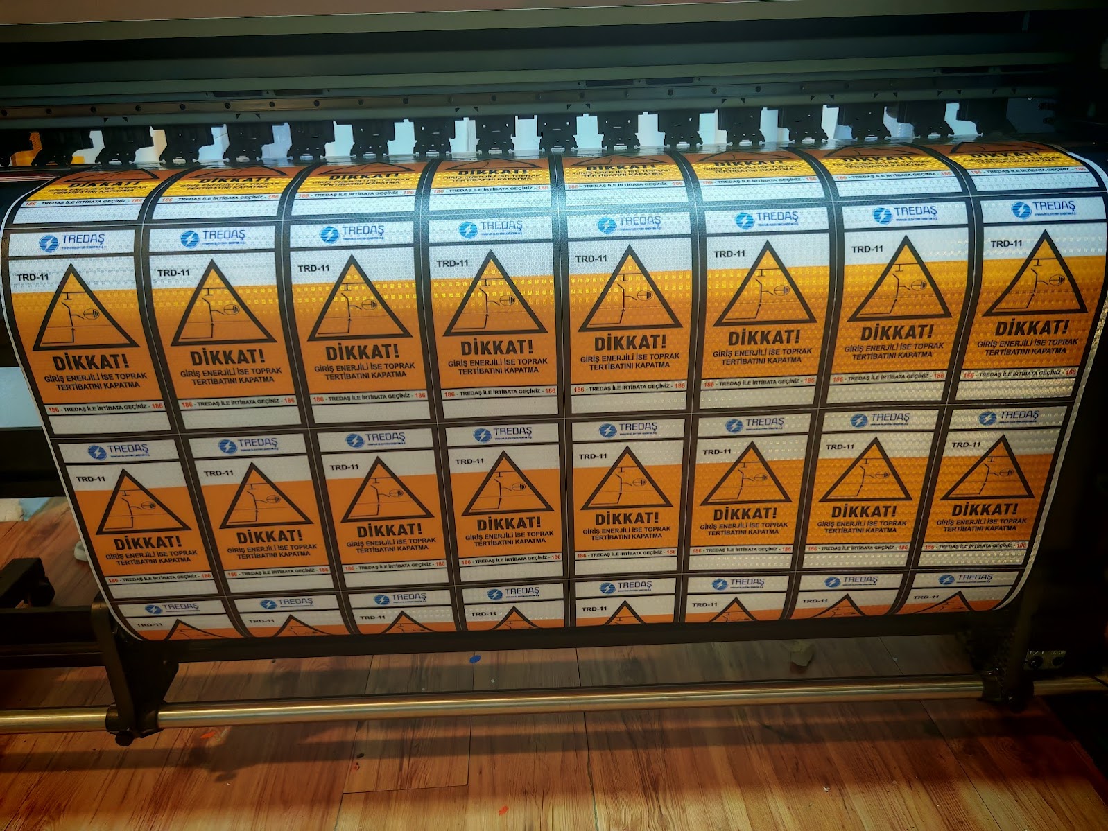 Petekli Reflektörlü Folyo UV Baskı